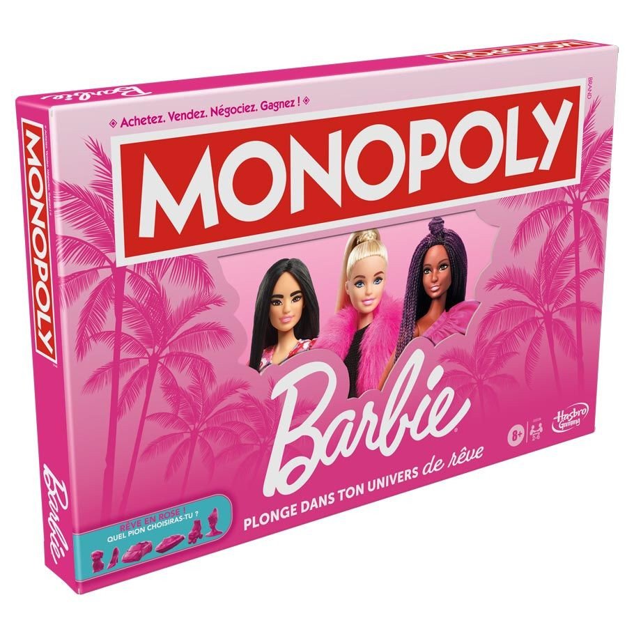 Monopoly Barbie box art