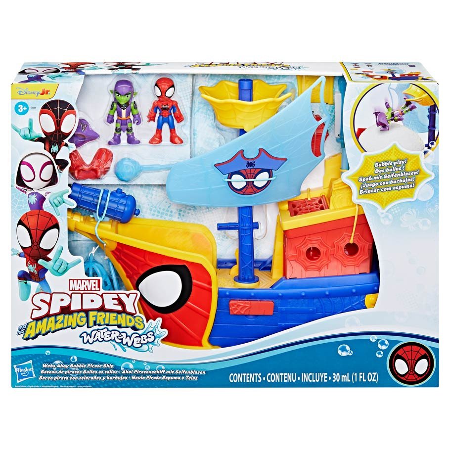 SAF: Webs Ahoy Bubble Ship (2) box art