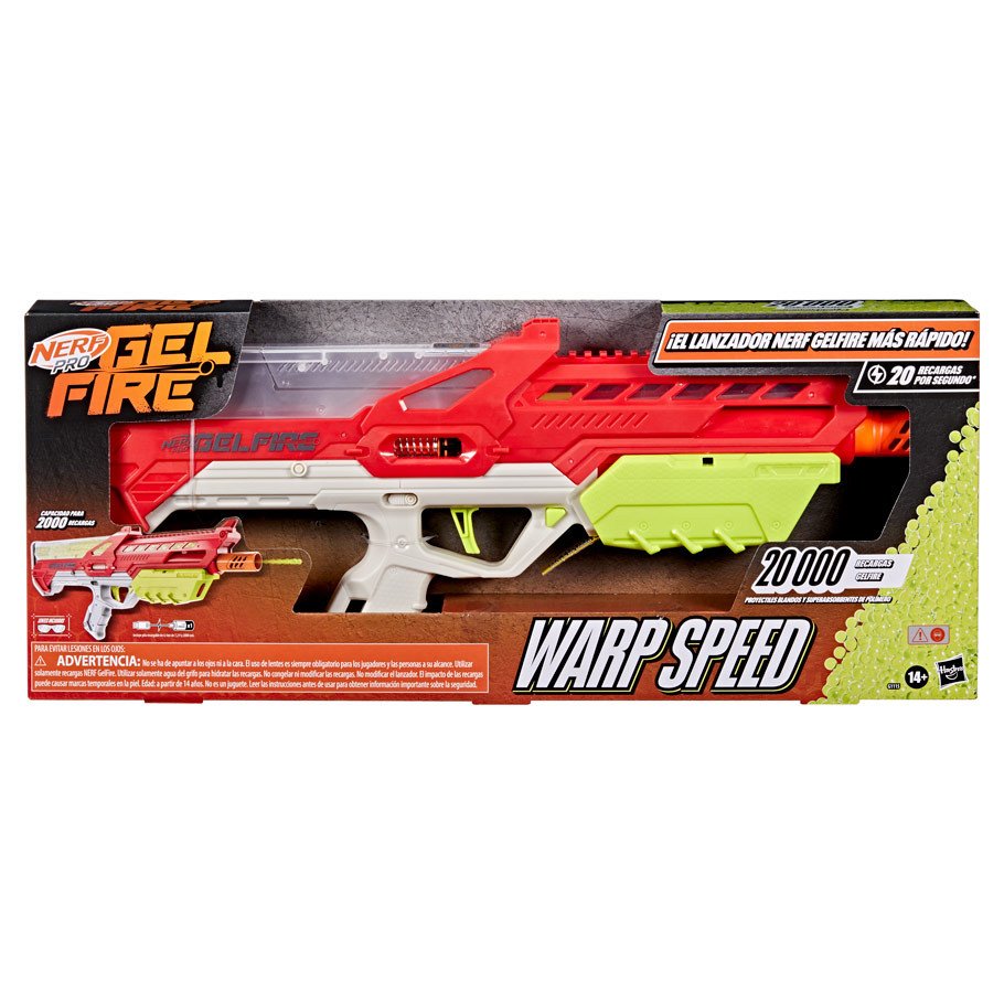 Nerf: Gelfire: Warp Speed (4) box art