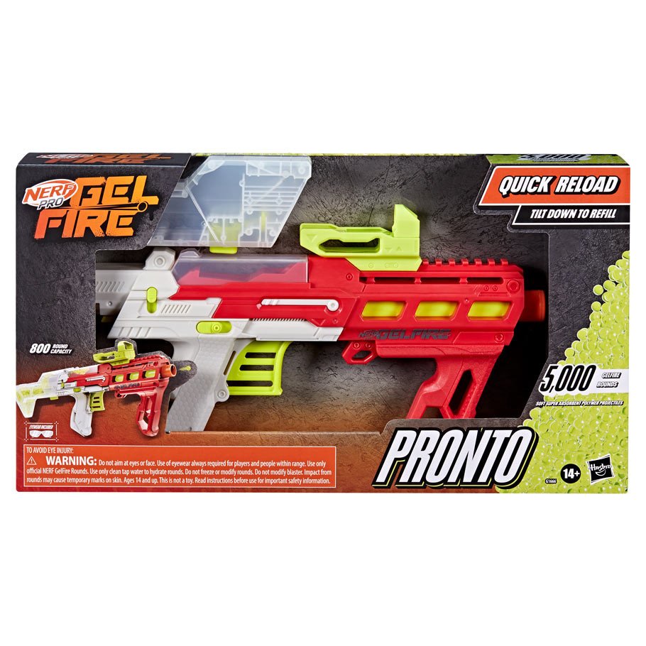 Nerf: Gelfire: Pronto (4) box art