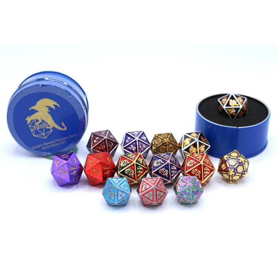 d20 Quest's Reward Mystery Solid Metal box art