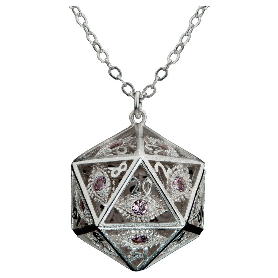 Dice Necklace: d20 d20 SV/PK Gems box art