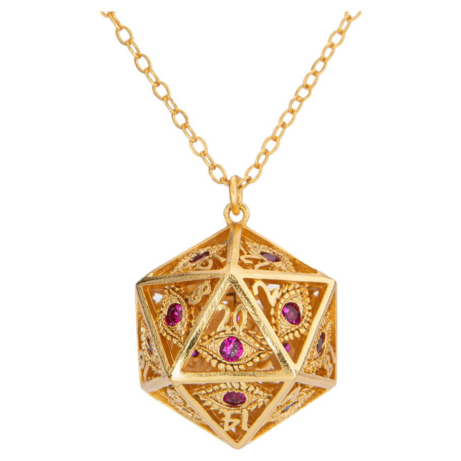Dice Necklace: d20 d20 GD/RD Gems box art