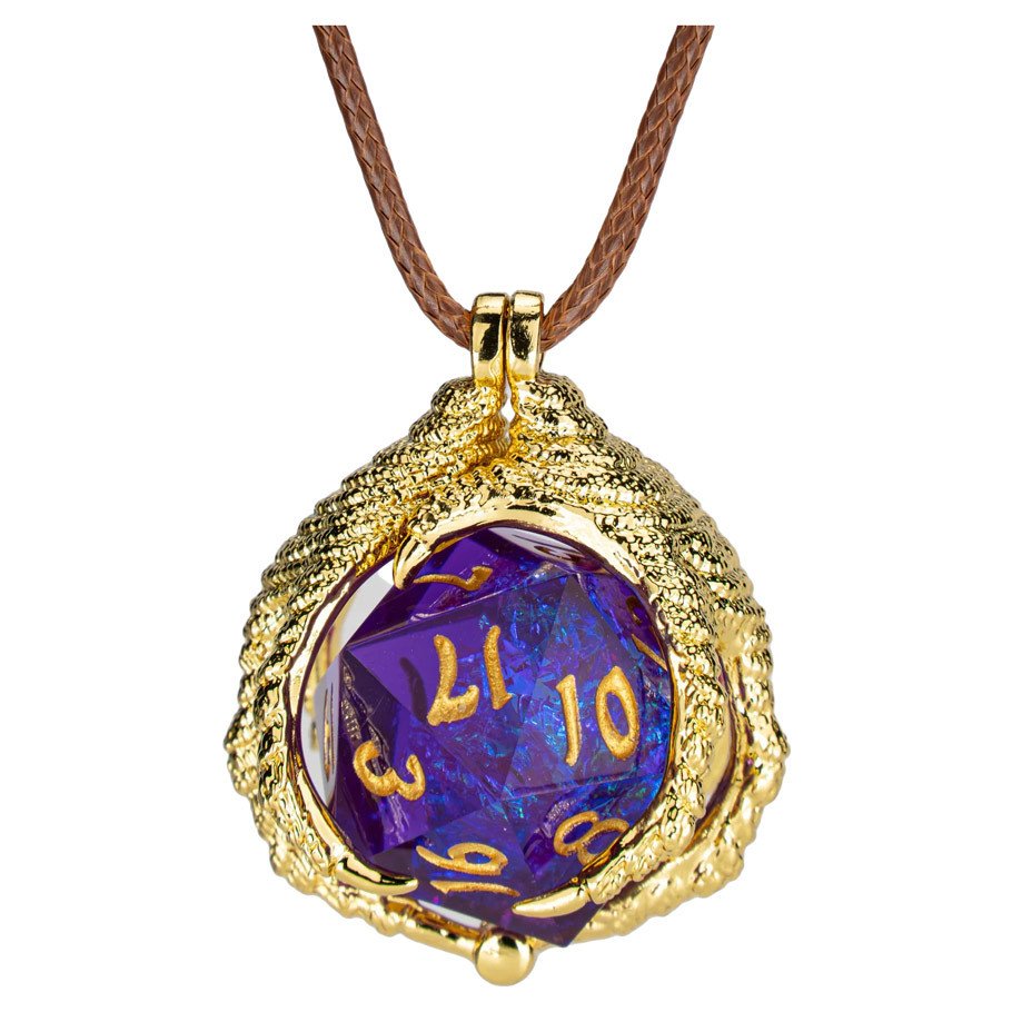 Dice Necklace: d20 Dragon Claw GD box art