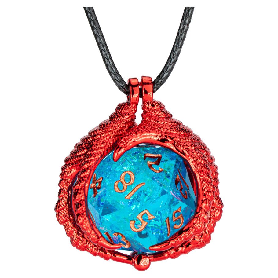 Dice Necklace: d20 Dragon Claw RD box art