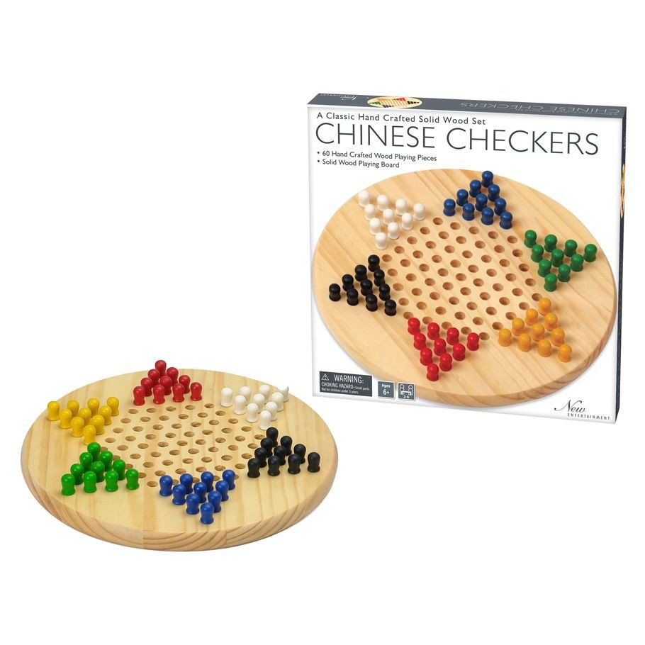 Wooden Chinese Checkers box art