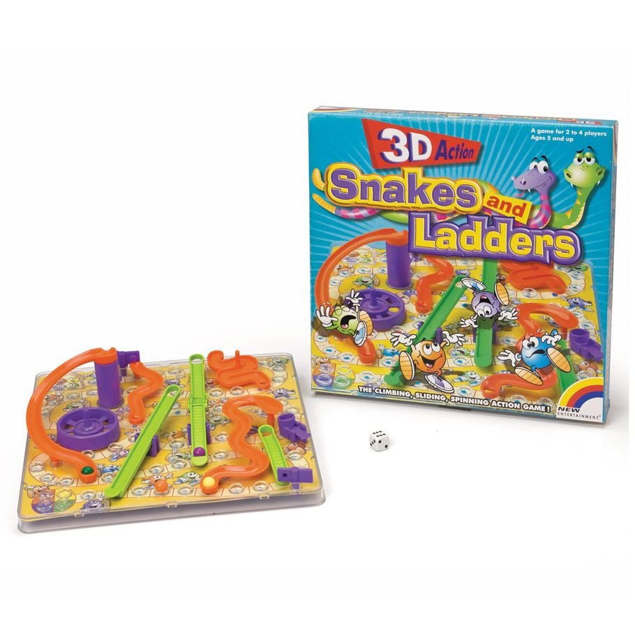 3D Snakes & Ladders box art