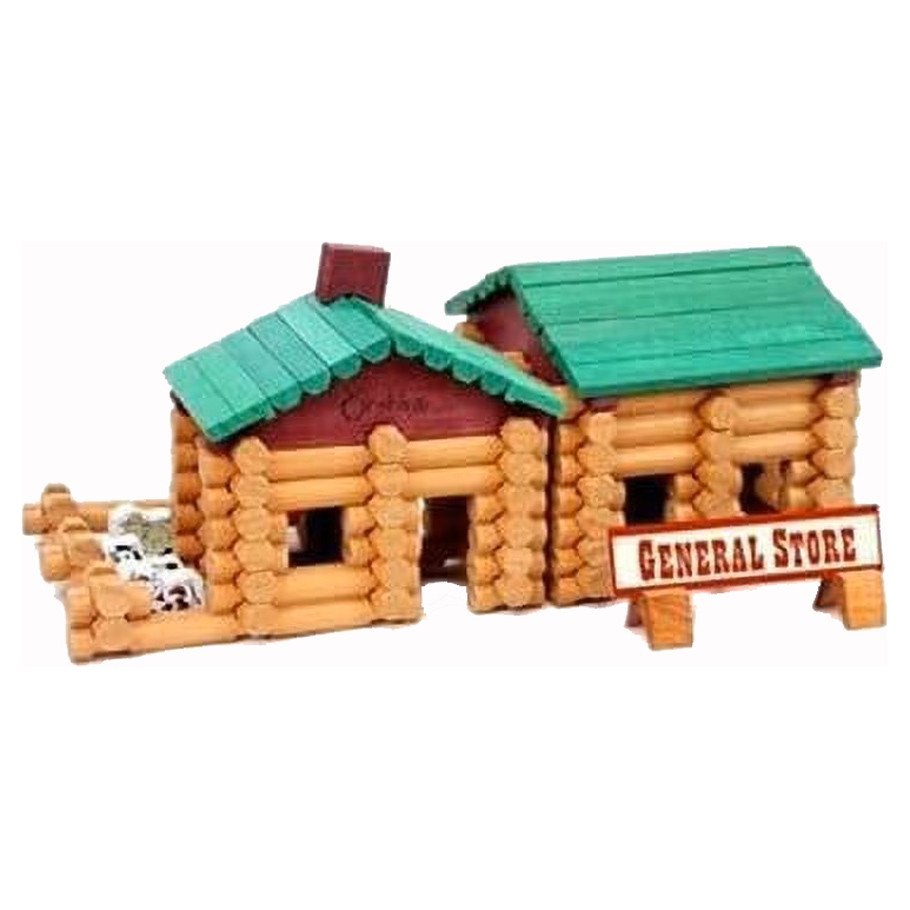 Timbers Wood Log Building Set 170pc box art