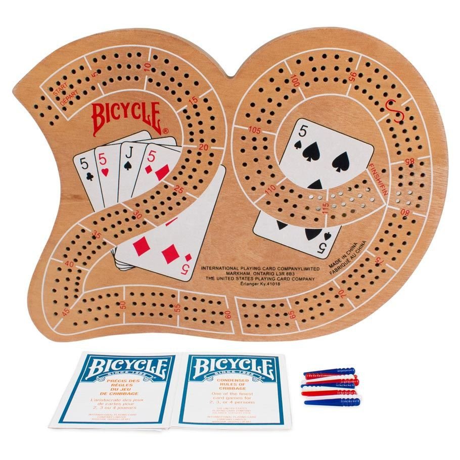 Cribbage Board Large 29 Wood box art