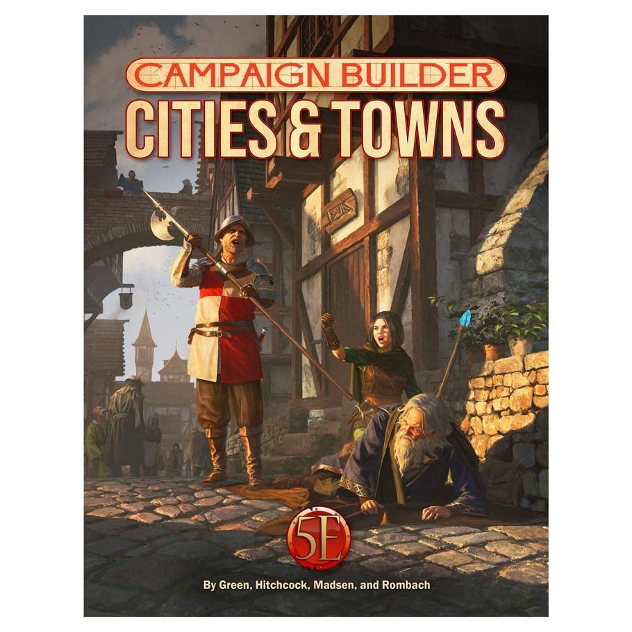 D&D 5E: CB: Cities & Towns box art
