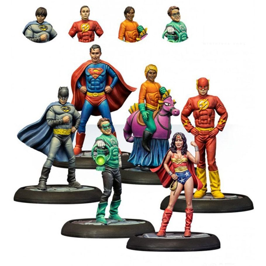 BMG3: The Big Bang Theory Justice League box art