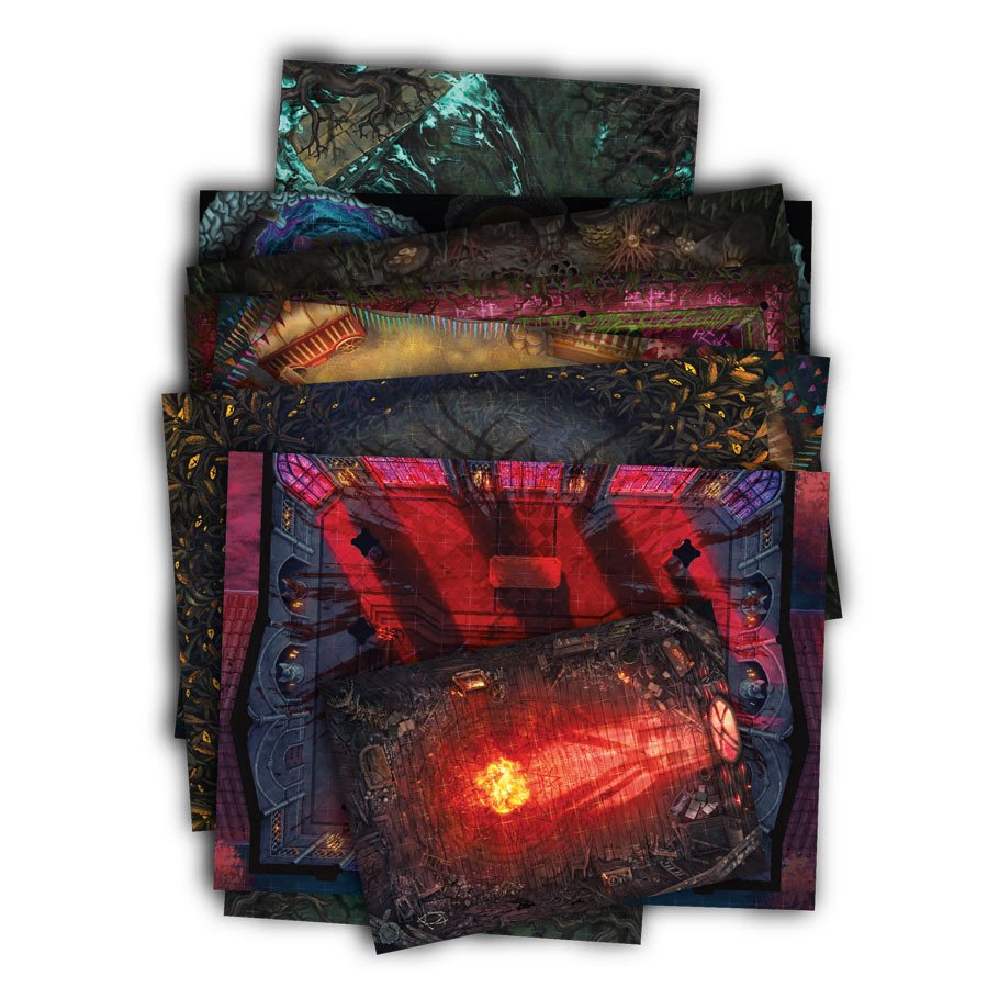 D&D 5E: The Crooked Moon: Map Pack box art