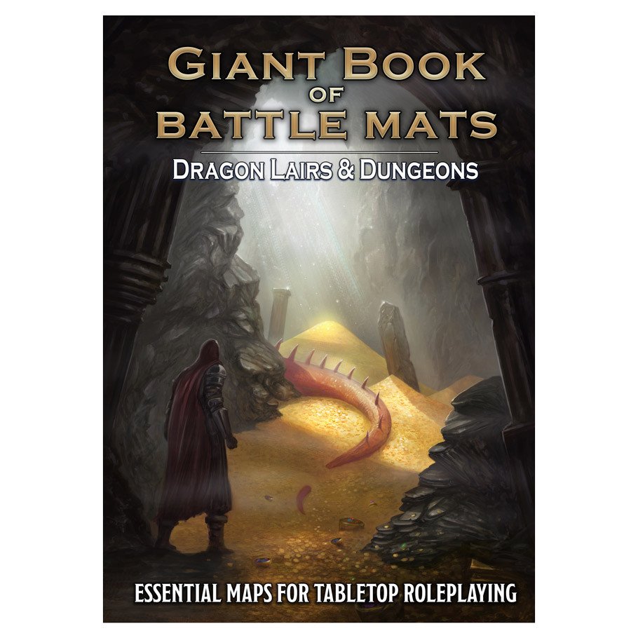 Giant Book of Battle Mats: Dungeons box art