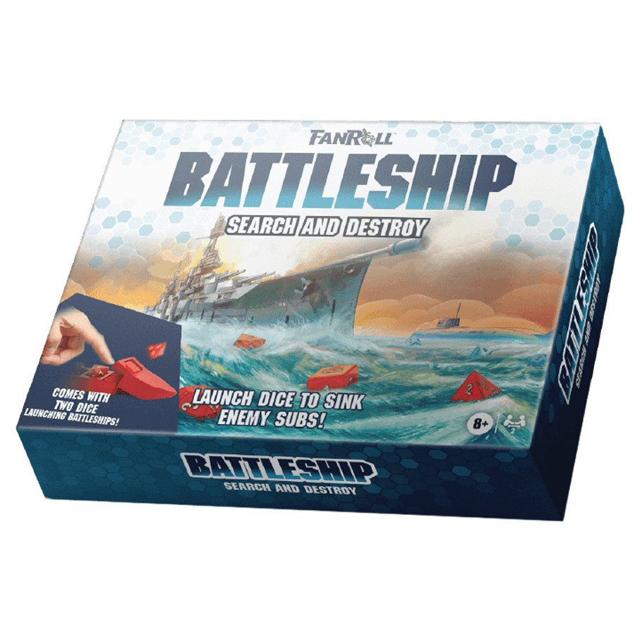 Hasbro Battleship Search & Destroy box art