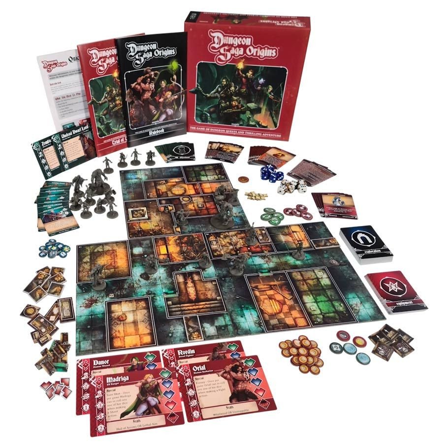 Dungeon Saga Origins box art