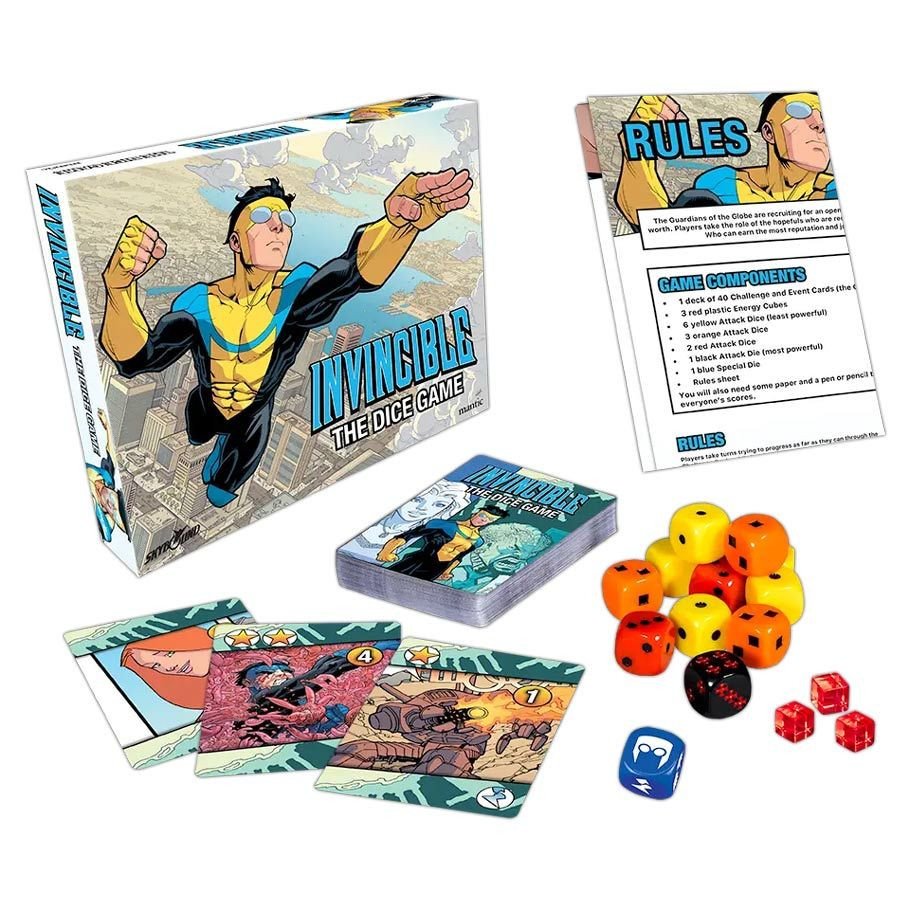 Invincible: The Dice Game box art