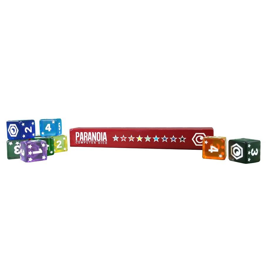 d6 Paranoia: Computer Dice (8) box art