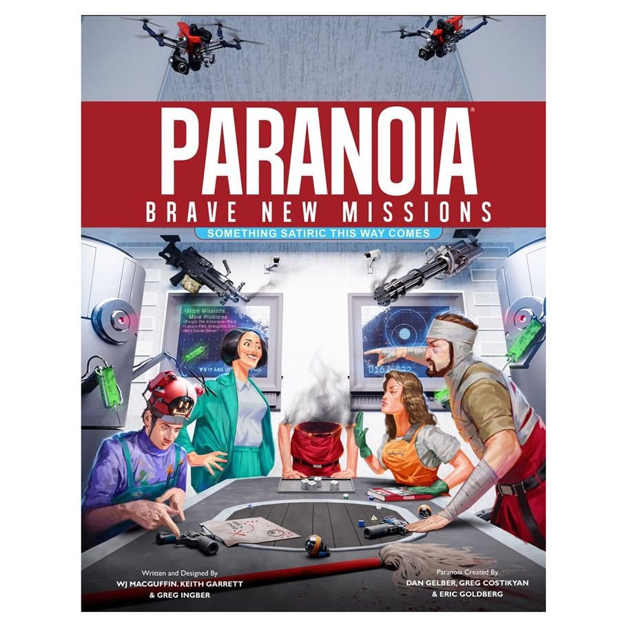 Paranoia: Brave New Missions box art