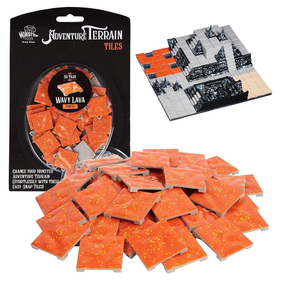 MAT: Painted: Wavy Lava Tiles (50pc) box art