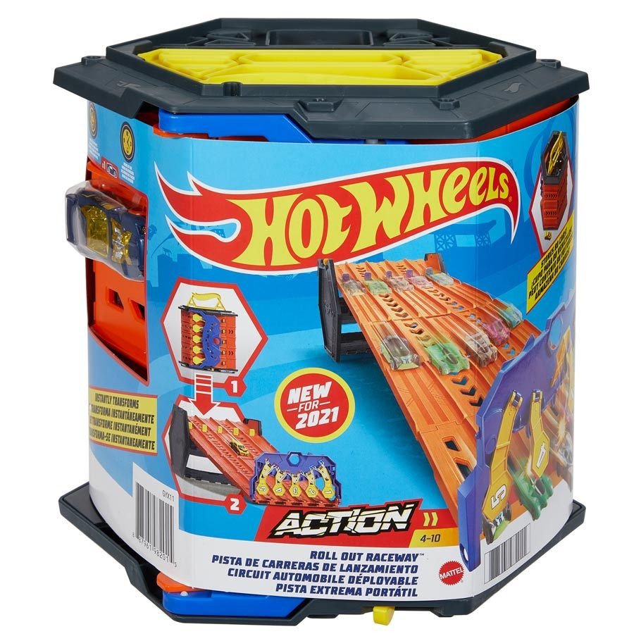 HW: Roll Out Raceway Track Set (2) box art