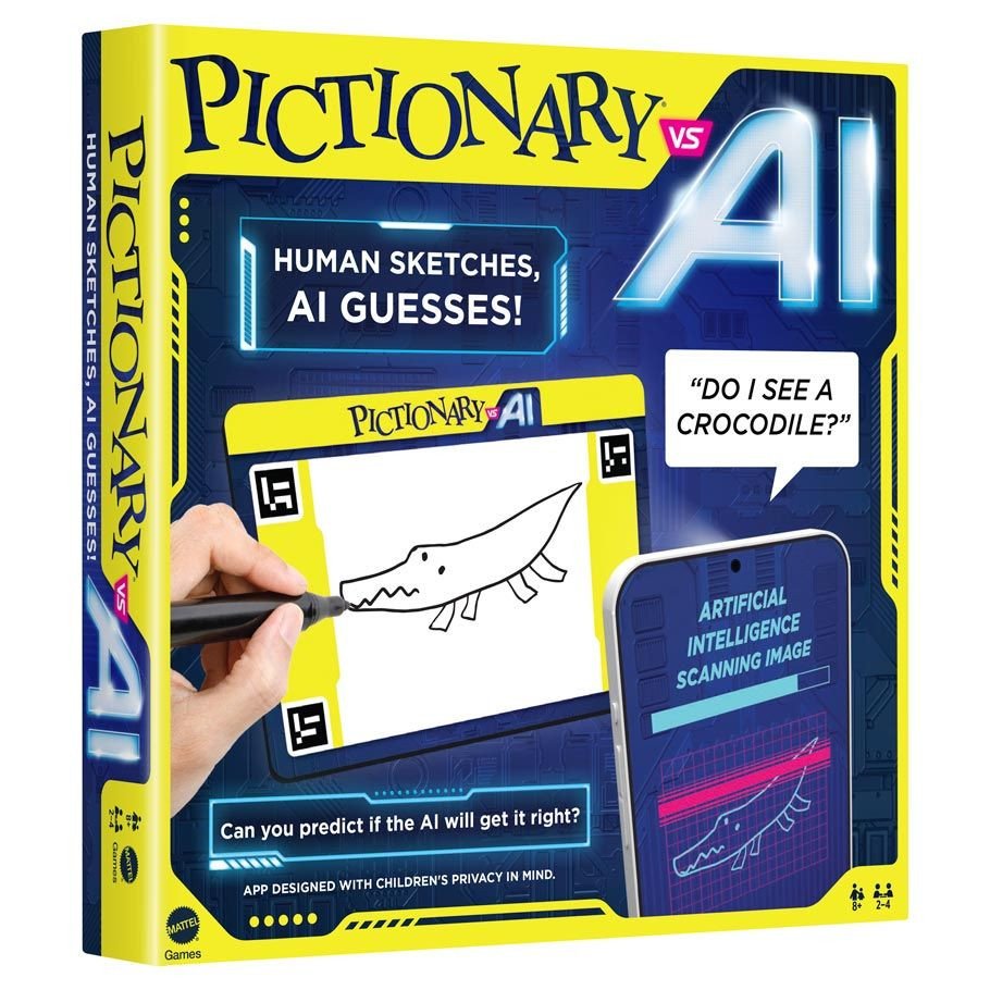 Pictionary vs. AI box art