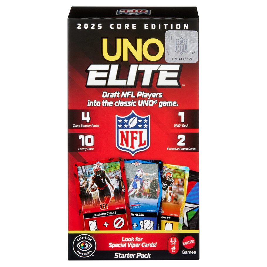 UNO: Elite NFL Starter Pack 2025 box art