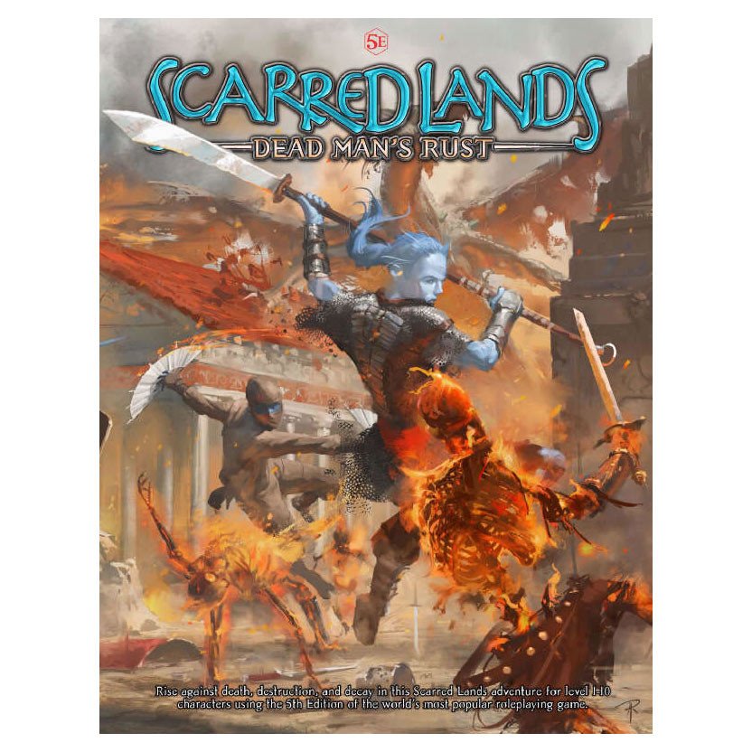 D&D 5E: Scarred Lands Dead Man's Rust box art