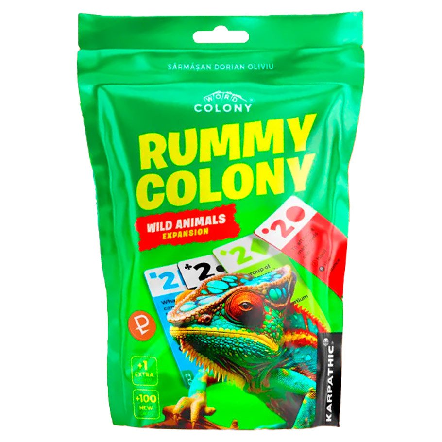 Rummy Colony: Wild Animals Exp box art