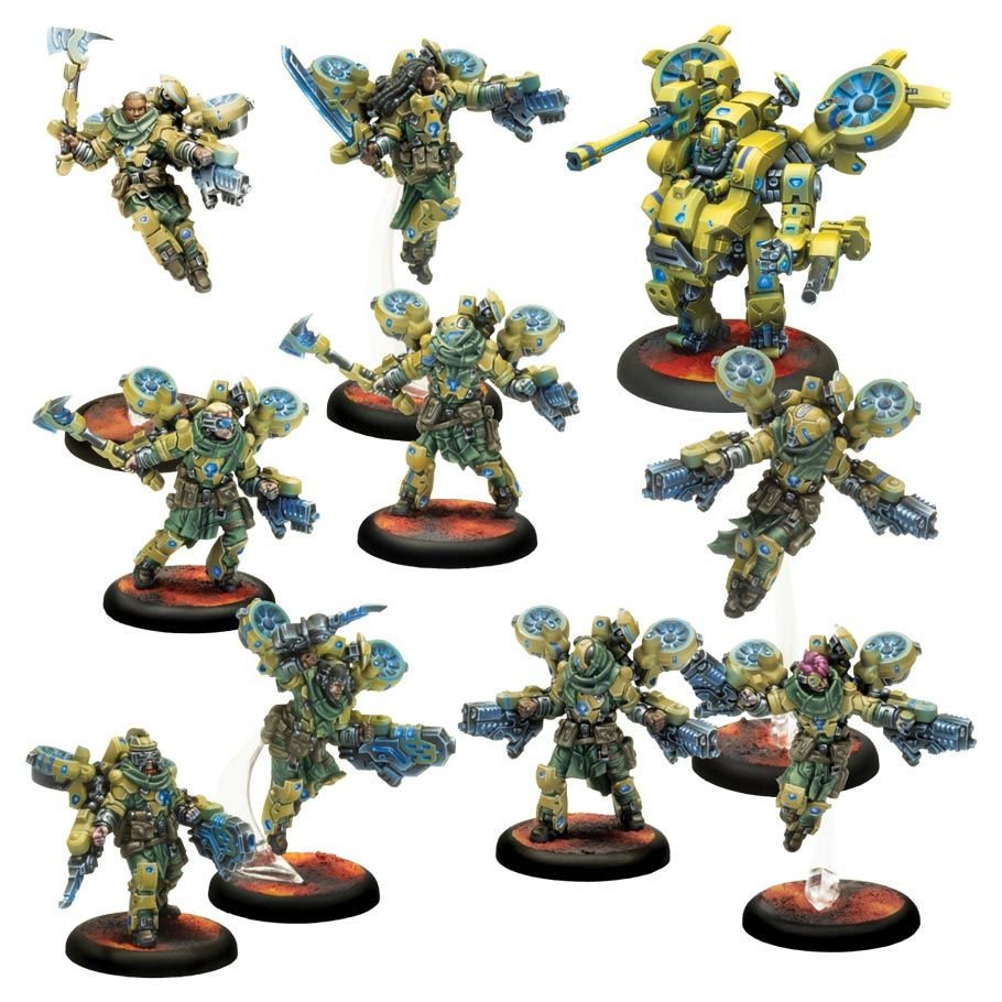Warcaster: MWC: Dragoon Air Cavalry box art