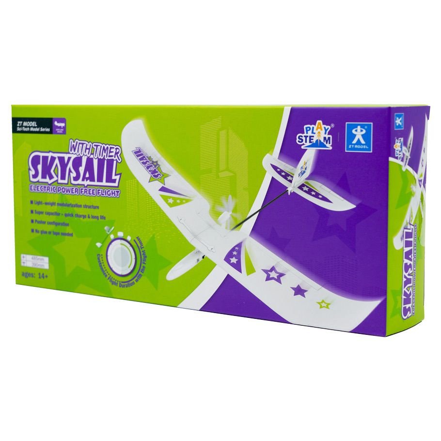 Skysail Electric Free Flight Airplane box art