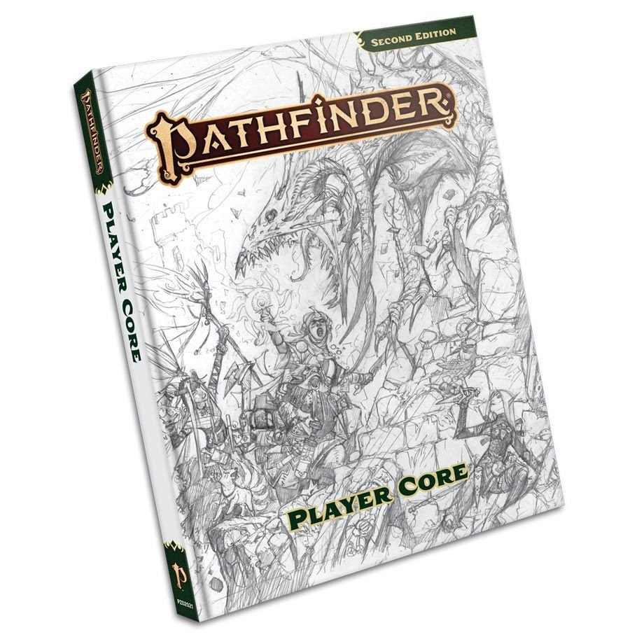 PF2E: Player Core Sketch Cover box art