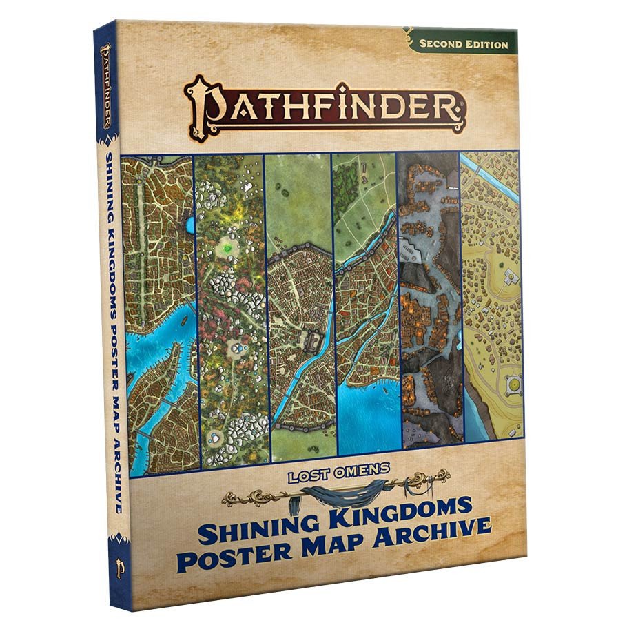 PF2E: LO: Shining Kingdoms Poster Map box art