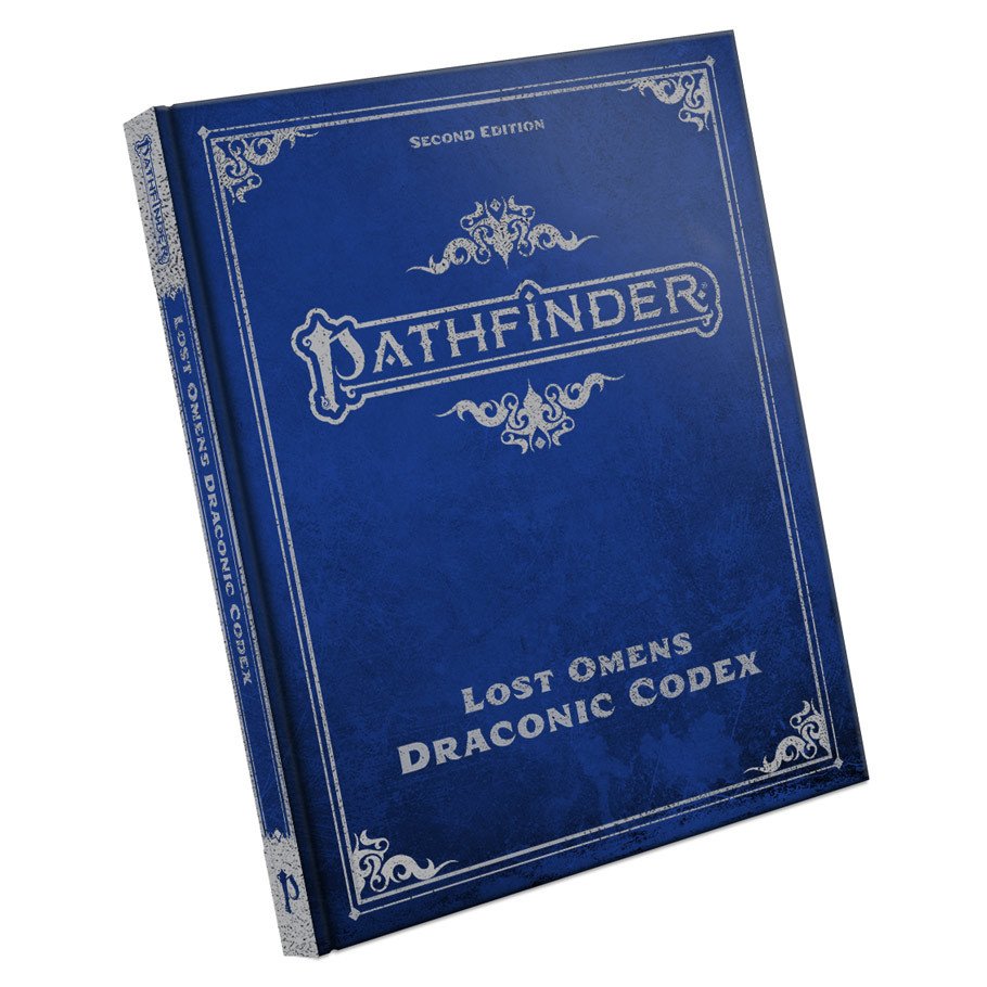 PF2E: Lost Omens Draconic Codex SE box art