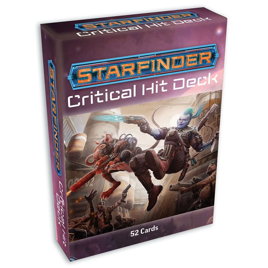Starfinder Critical Hit Deck box art