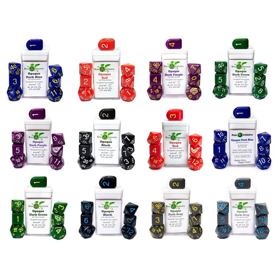 OP Dice Sampler Bundle: 7-Set (12) box art
