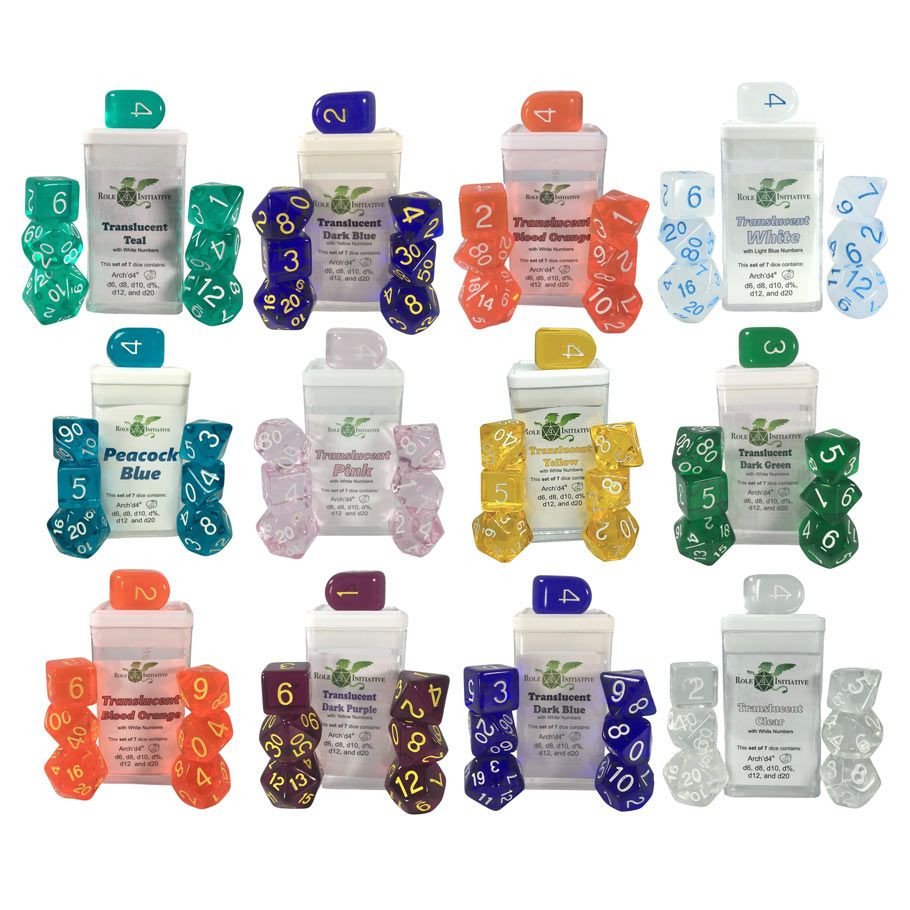TR Dice Sampler Bundle: 7-Set (12) box art