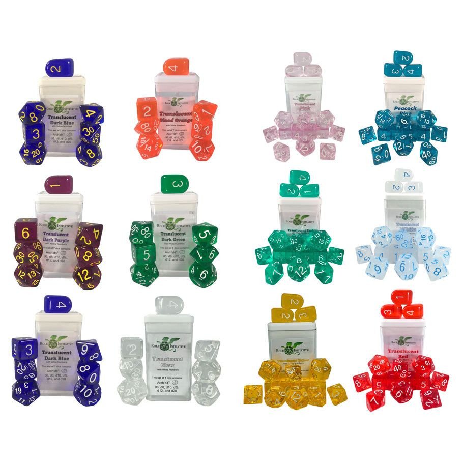 TR Dice Bundle: Mix 7-Set 15-Set (12) box art