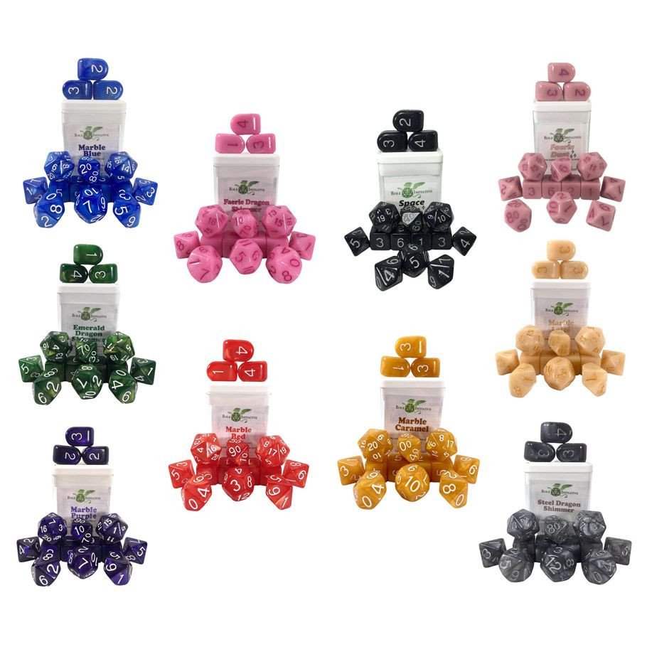 MBL/SHM Dice Sampler Bundle: 15-Set (10) box art