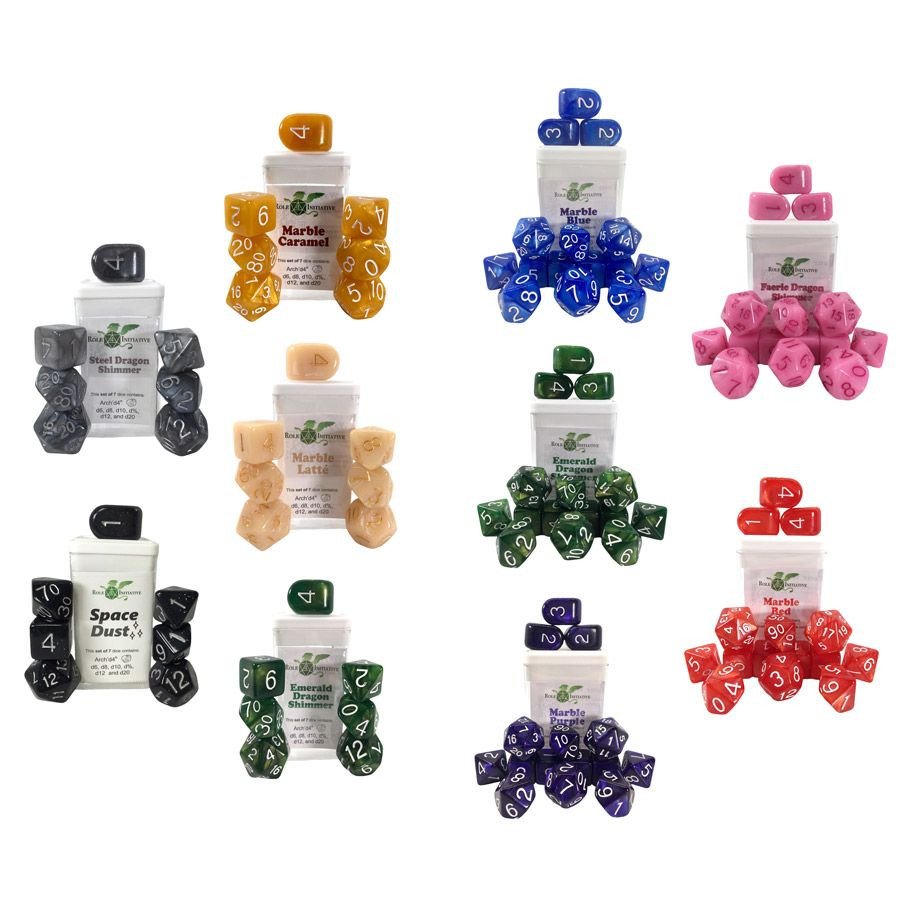 MBL/SHM Dice Bundle: 7-Set 15-Set (10) box art