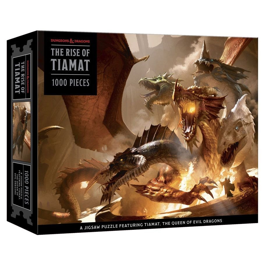 Puzzle:D&D: Rise of Tiamat Dragon 1000pc box art