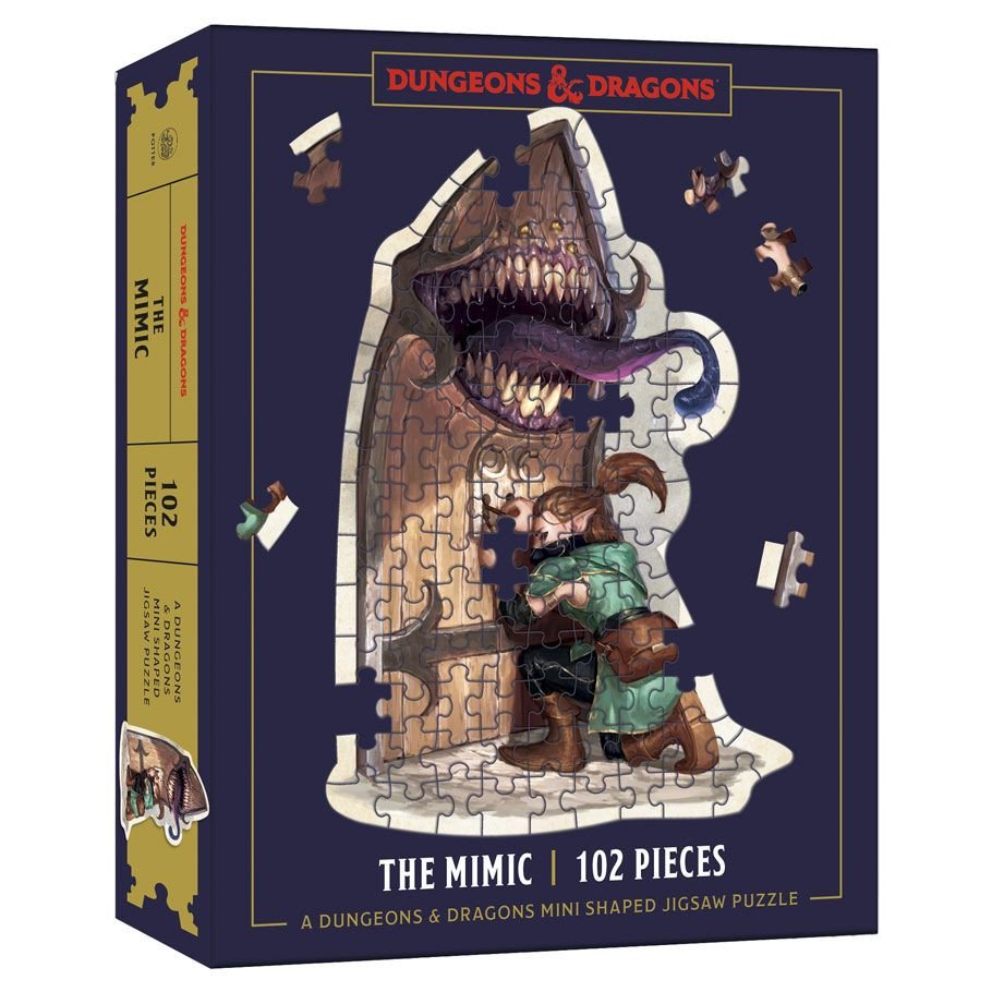 Puzzle: D&D: Mini Shaped Mimic 102pc box art