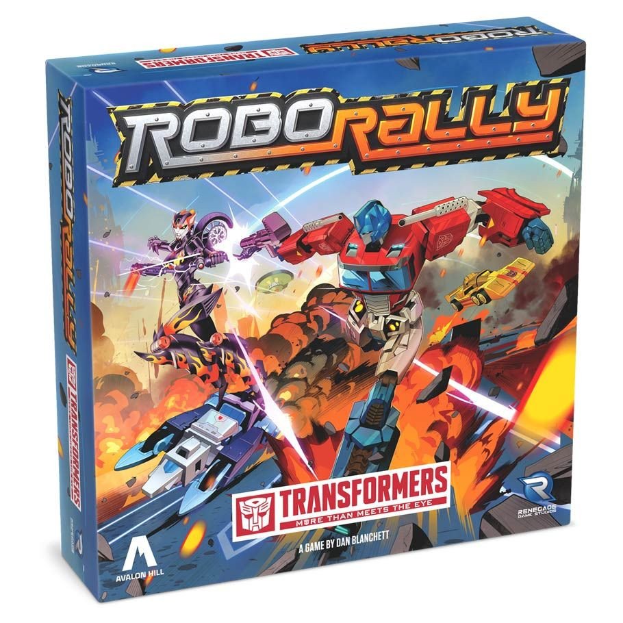Robo Rally: Transformers box art