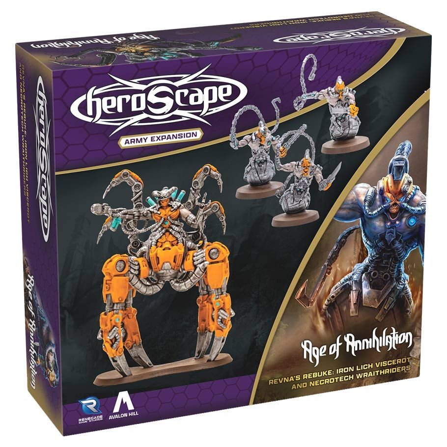 Heroscape: RR: Iron Lich & Wraithriders box art