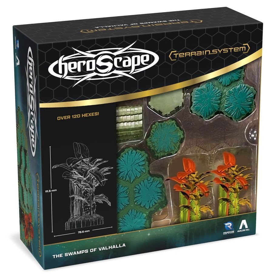 Heroscape: RT: Swamps Terrain Exp box art