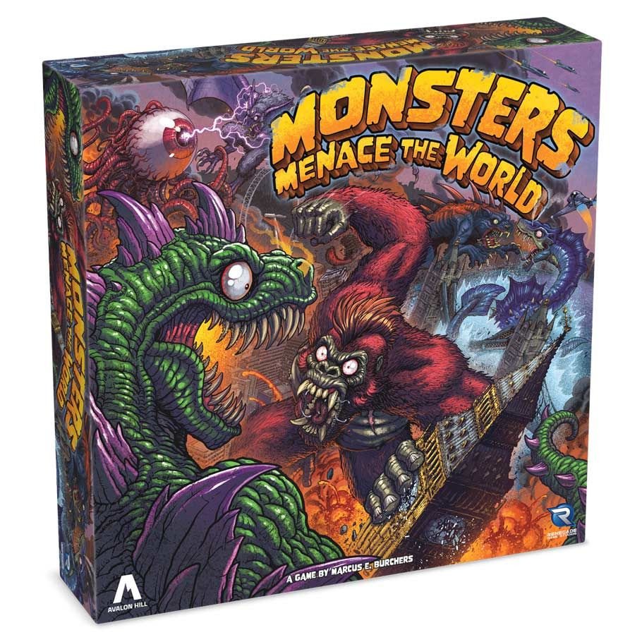 Monsters Menace The World box art