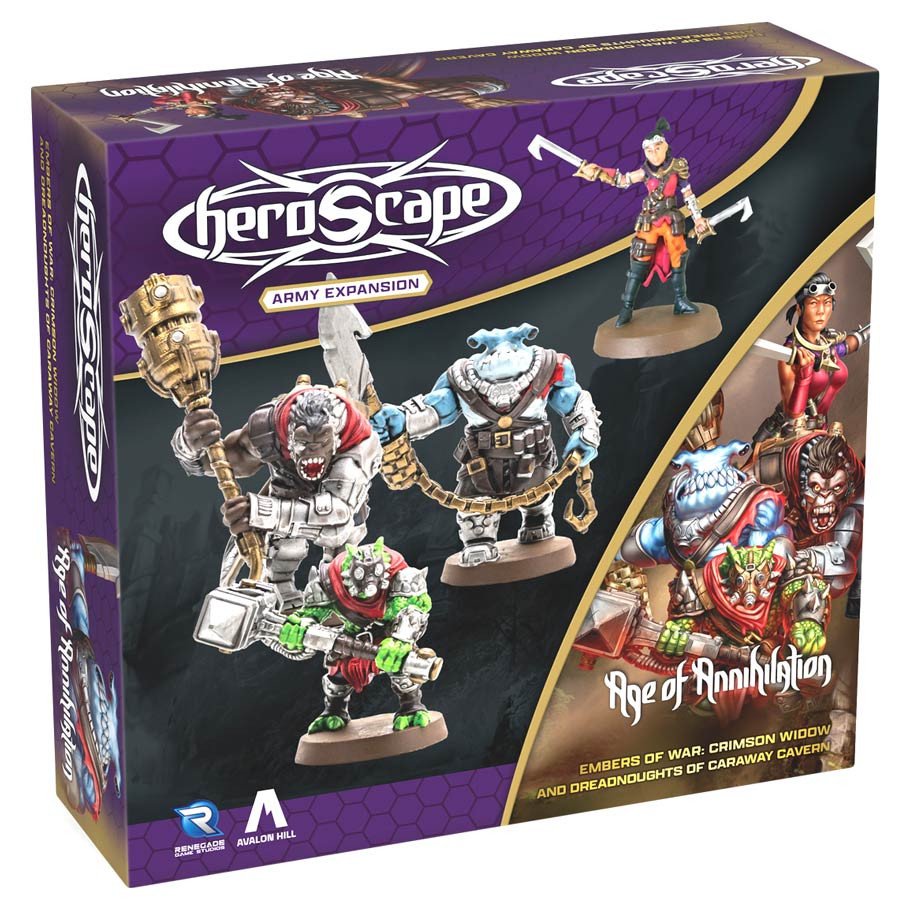 Heroscape: Crimson Widow & Dreadnoughts box art