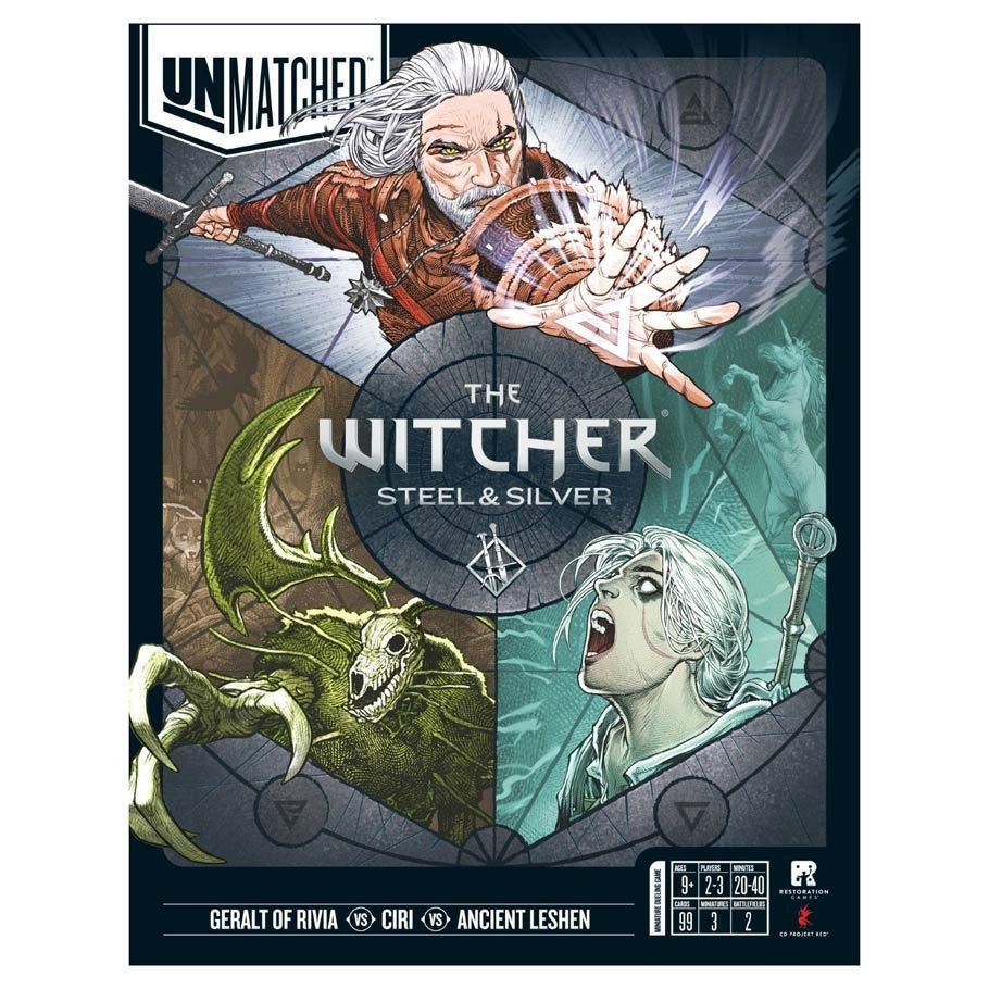 Unmatched: Witcher: Steel & Silver box art