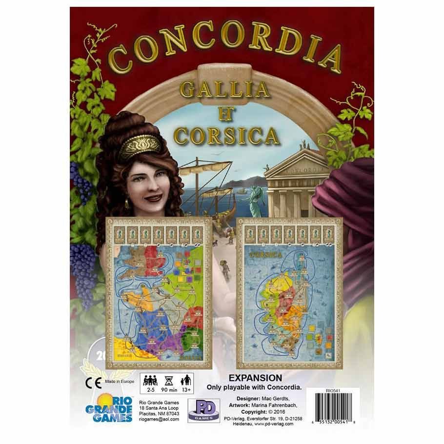 Concordia: Gallia & Corsica box art