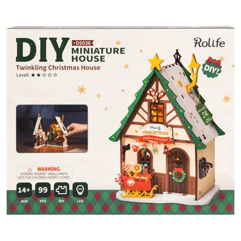 Twinkling Christmas House box art