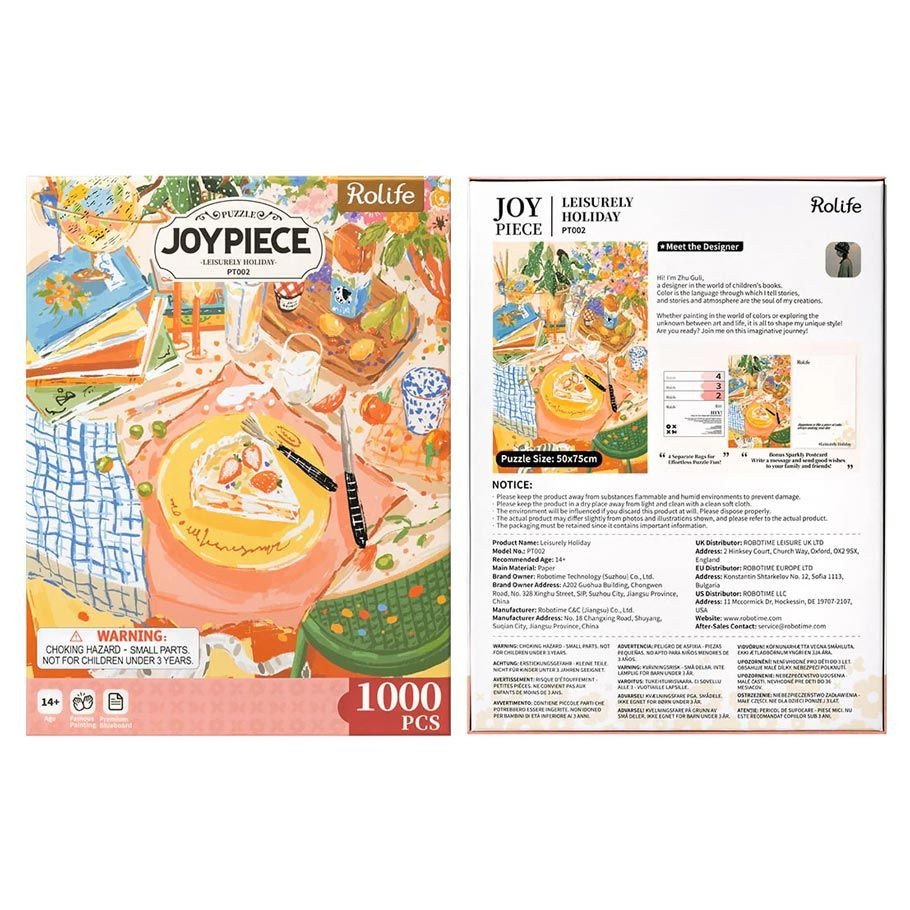 Puzzle: Leisurely Holiday 1000 pcs box art